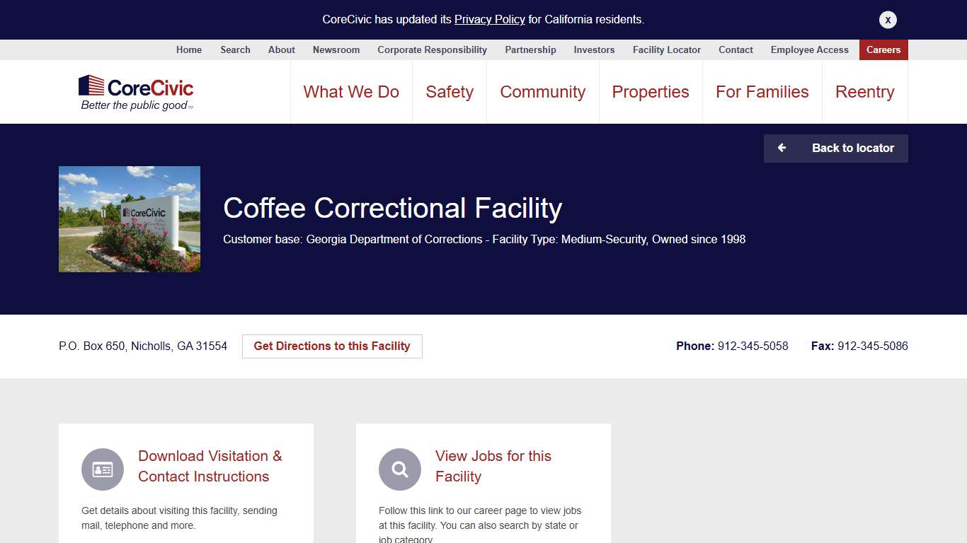 Coffee Correctional Facility