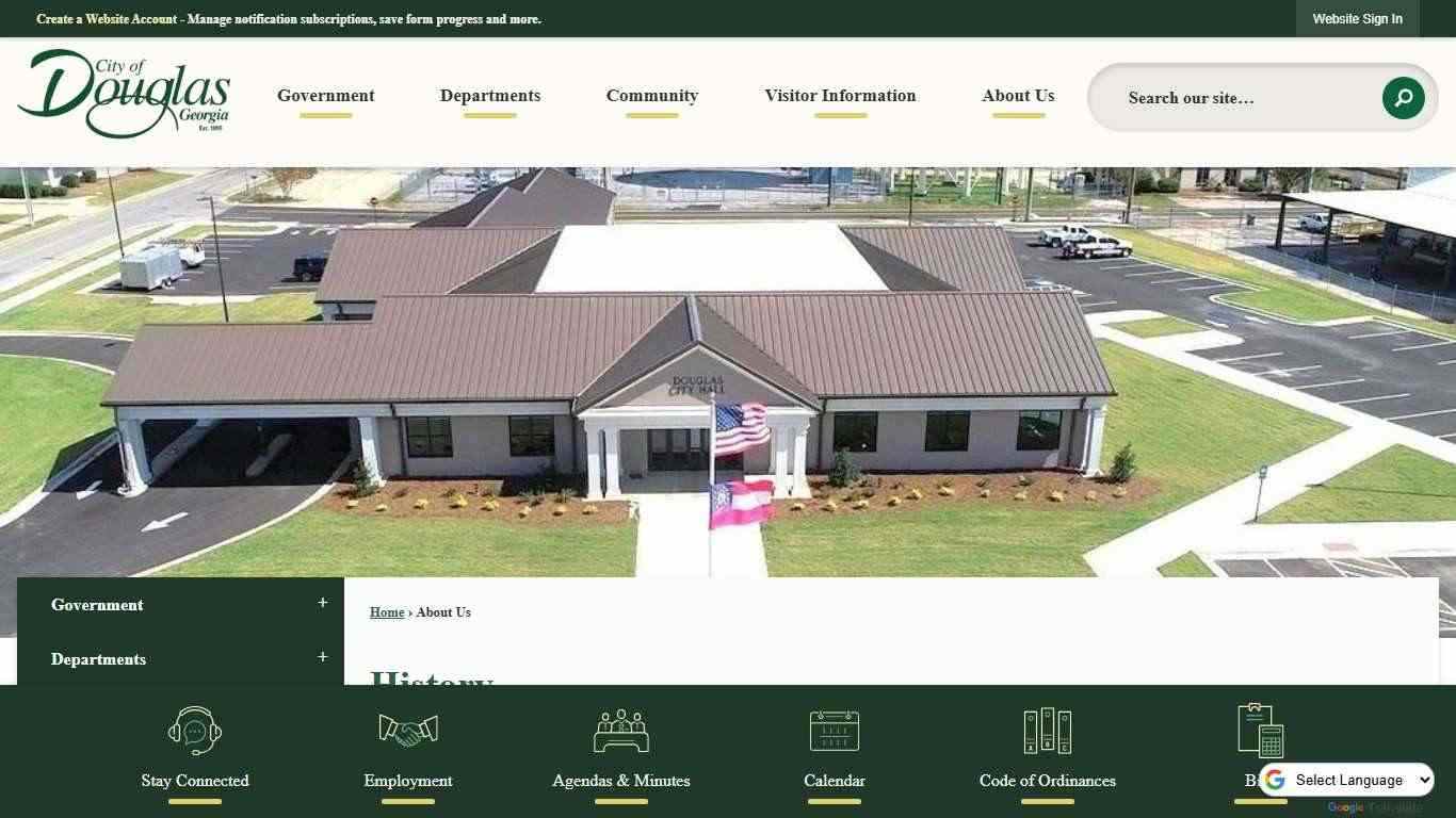 History | Douglas, GA- Official Website
